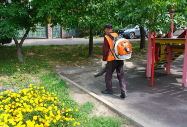фото уборка внешнего периметра